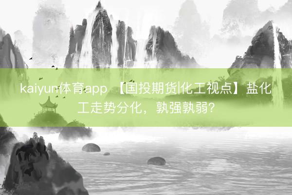 kaiyun体育app 【国投期货|化工视点】盐化工走势分化，孰强孰弱？